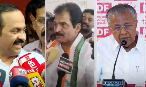 ഏറ്റുമാനൂര്‍ അടക്കം 10 ഇടങ്ങളില്‍ സിപിഎം-ബിജെപി ഡീലെന്ന് യുഡിഎഫ്; രാഹുല്‍ ഗാന്ധിയും കോണ്‍ഗ്രസും ബിജെപിയുടെ ബി ടീമെന്ന് മുഖ്യമന്ത്രി