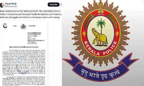 Journalist got police notice over bjp seal post