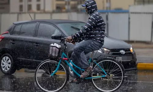 Chance of rain in UAE today