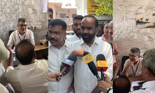 കുറ്റ്യാടിയിൽ വോട്ടർപട്ടികയിൽ നിന്ന് ക്രമവിരുദ്ധമായി പേര് നീക്കുന്നതായി ആരോപണം; വടകര ആർഡിഒ ഓഫീസിന് മുന്നിൽ യുഡിഎഫ് പ്രതിഷേധം