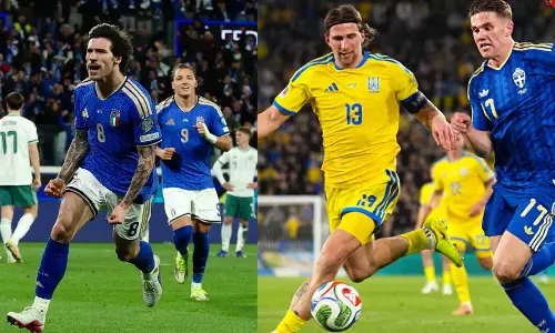 Italy wins in World Cup playoff, hopes high; Wales and Ukraine eliminated