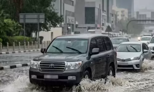 Al Taween, Fujairah, recorded the heaviest rainfall in the UAE