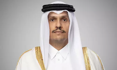 Qatari PM meets with US Vice President, Treasury Secretary