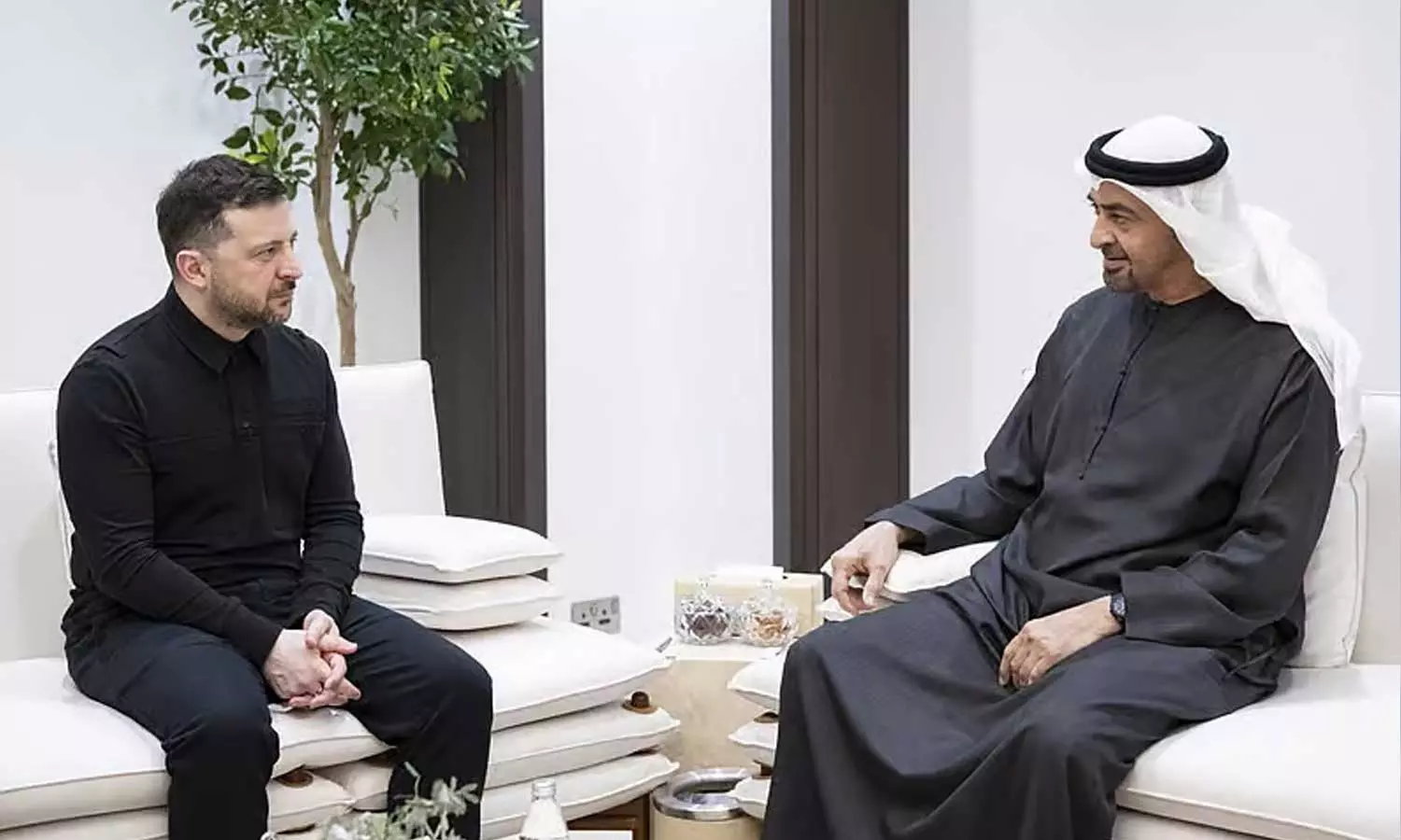 Vladimir Zelensky meets with UAE President; condemns Iran attacks Vladimir Zelensky meets with UAE President; condemns Iran attacks