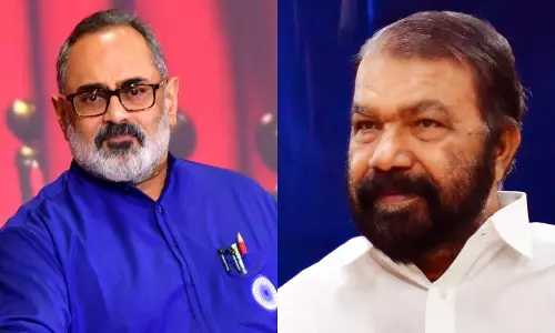 മന്ത്രി വി.ശിവൻകുട്ടിയുടെ  സംവാദ ക്ഷണത്തിൽ നിന്ന് ഒഴിഞ്ഞുമാറി രാജീവ് ചന്ദ്രശേഖര്‍