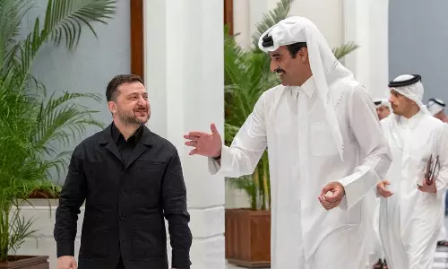 സംഘർഷങ്ങൾക്കിടെ പ്രതിരോധ സഹകരണ കരാറുകളിൽ ഒപ്പുവച്ച് യുക്രൈനും ഖത്തറും