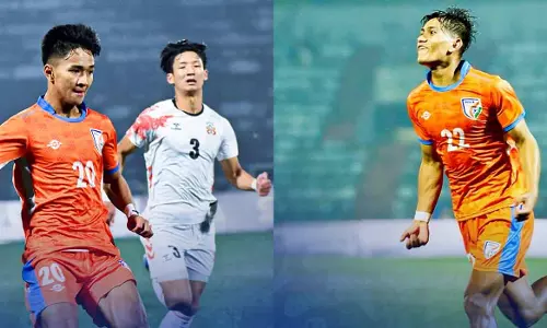 India defeats Bhutan in U-23 clash; Malayali player Ajzal scores a goal