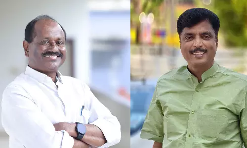 തലശ്ശേരിയിൽ ഷംസീറിന്റെ പിൻഗാമിയാകാൻ കാരായി, പ്രതീക്ഷയോടെ കെ.പി സാജു