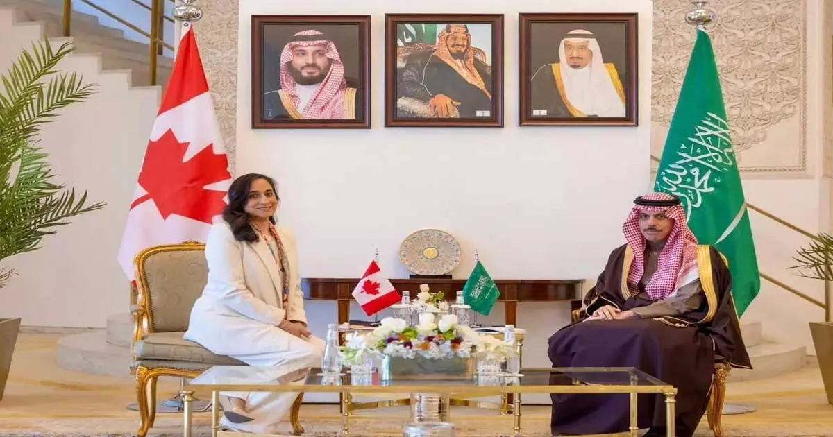 Saudi Foreign Minister meets with Canadian Foreign Minister Saudi Foreign Minister meets with Canadian Foreign Minister