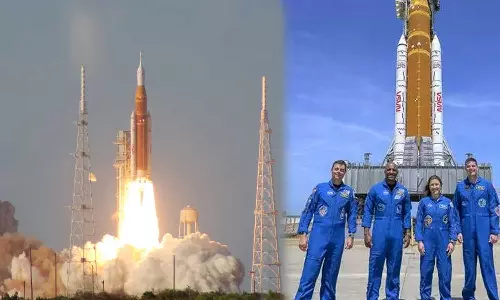 54 വർഷത്തെ ഇടവേളയ്ക്ക് ശേഷം മനുഷ്യൻ വീണ്ടും ചന്ദ്രനിലേക്ക്; ആർട്ടെമിസ് 2 ദൗത്യ വിക്ഷേപണം വിജയകരം