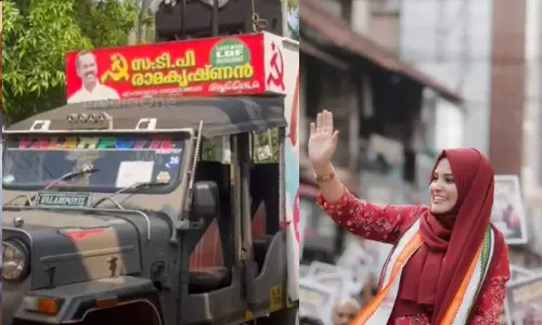 നമ്മുടെ വോട്ടുകള്‍ നമ്മുടെ ഖൗമിലെ കുട്ടിക്ക്; പേരാമ്പ്രയിലെ പ്രചാരണത്തെ ചൂടു പിടിപ്പിച്ച് അനൗൺസ്മെന്റ് വിവാദം, പ്രതികരിക്കാതെ സിപിഎം