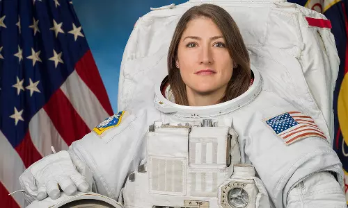 ചരിത്രത്തിനരികെ..; നാസയുടെ ആദ്യ വനിതാ യാത്രികയായി ക്രിസ്റ്റീന കോക്ക് ചന്ദ്രനിലേക്ക്
