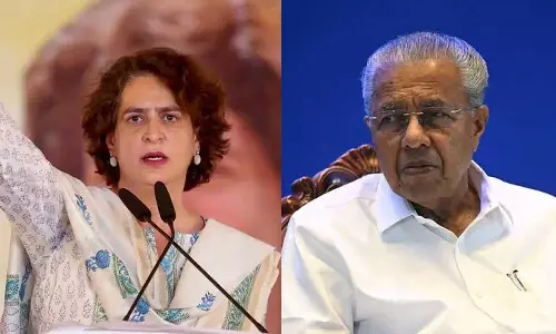 പിണറായി വിജയന്‍ ബിജെപിയുടെ ബി ടീം, ശബരിമല മോഷണത്തെക്കുറിച്ച് മോദി ഒരക്ഷരം മിണ്ടിയില്ല: പ്രിയങ്ക ഗാന്ധി