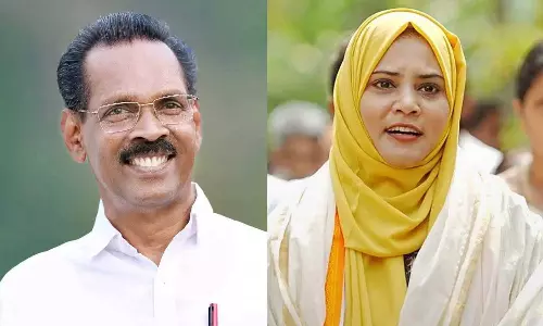 നമ്മുടെ വോട്ട് നമ്മുടെ ഖൗമിലെ കുട്ടിക്ക്; വിവാദ അനൗൺസ്മെൻ്റിൽ ടി.പി രാമകൃഷ്ണന് നോട്ടീസ്