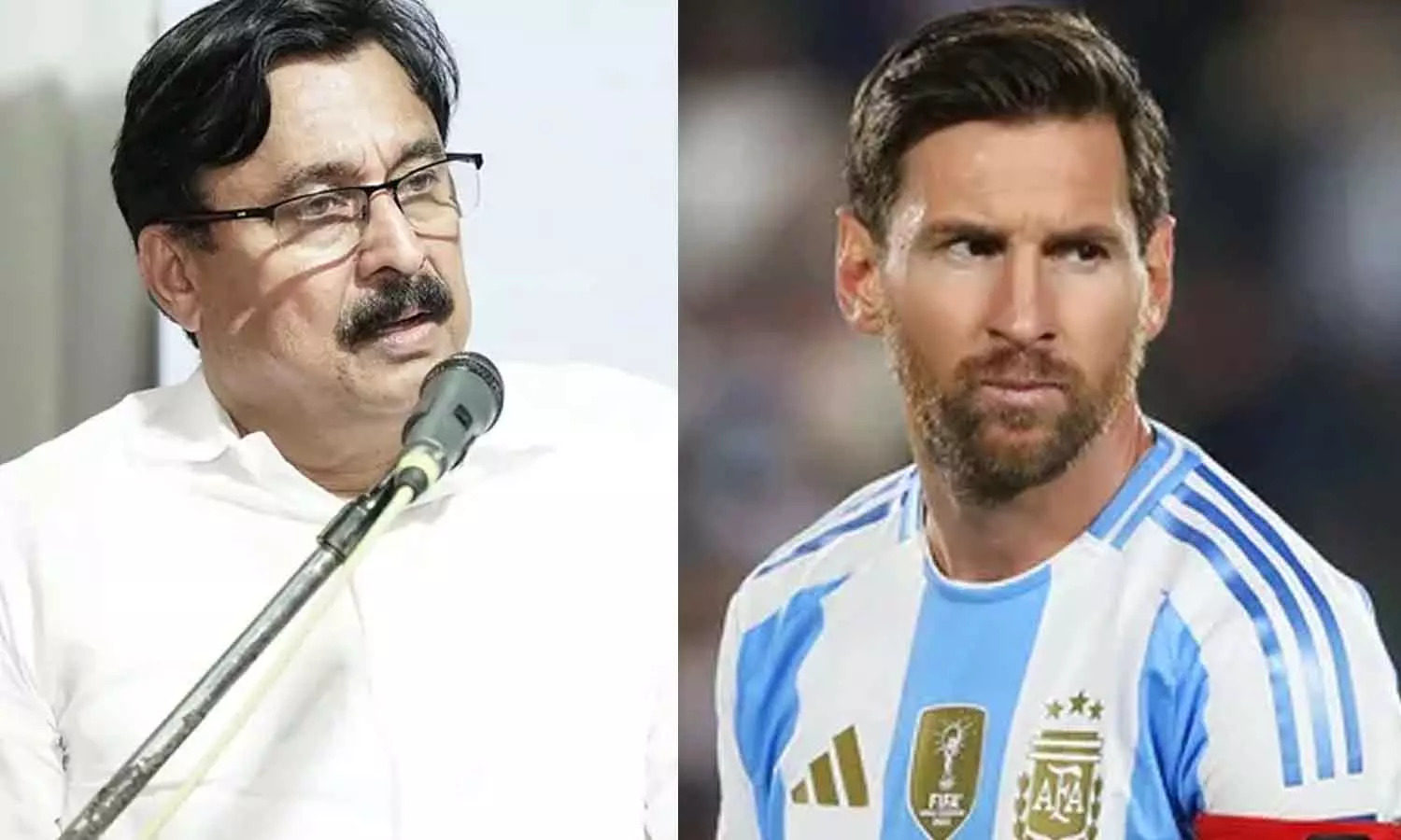 മെസി വരില്ല, പണം വാങ്ങി ചതിച്ചു: വി. അബ്ദുറഹിമാന് മെസി വരില്ല, പണം വാങ്ങി ചതിച്ചു: വി. അബ്ദുറഹിമാന്