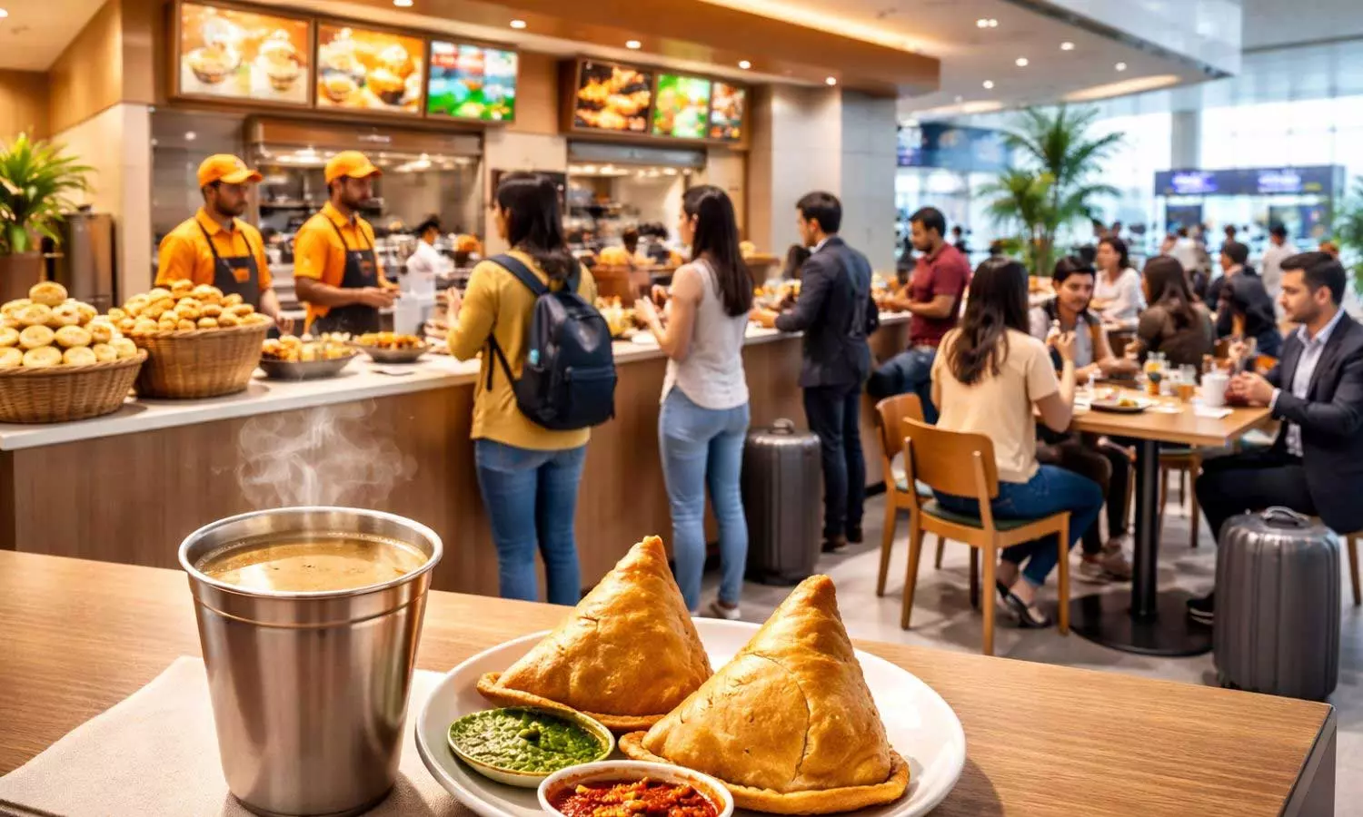 10 രൂപക്ക് ചായ, 20 രൂപക്ക് സ്നാക്സ്; എയർപോർട്ടുകളിൽ  വ്യാപകമാകുന്നു ഉഡാൻ യാത്രി കഫെ