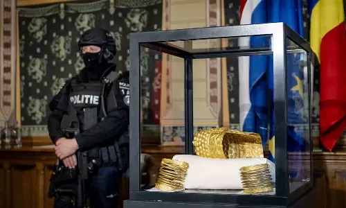 2,500 വര്‍ഷം പഴക്കമുള്ള സ്വര്‍ണകിരീടം തിരിച്ചെത്തിക്കാനായെന്ന് അധികൃതർ ; ഡച്ച് മ്യൂസിയം കവര്‍ച്ചയില്‍ ആശ്വാസം