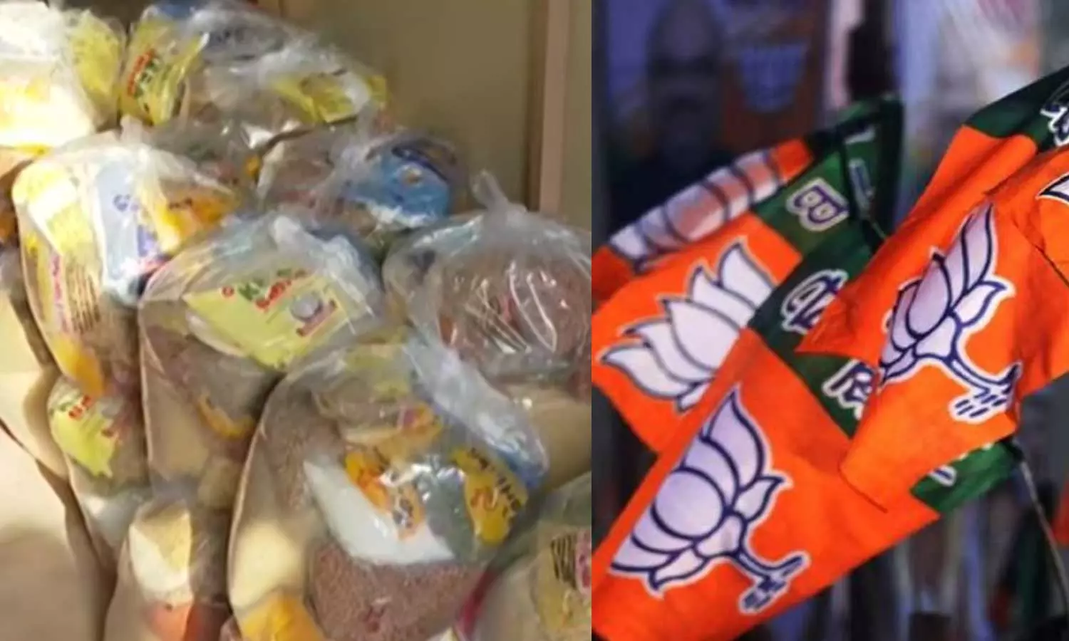 തൃശൂരിൽ വോട്ടിന് കിറ്റ്; ബിജെപിക്കെതിരെ കേസെടുത്ത് പൊലീസ് തൃശൂരിൽ വോട്ടിന് കിറ്റ്; ബിജെപിക്കെതിരെ കേസെടുത്ത് പൊലീസ്