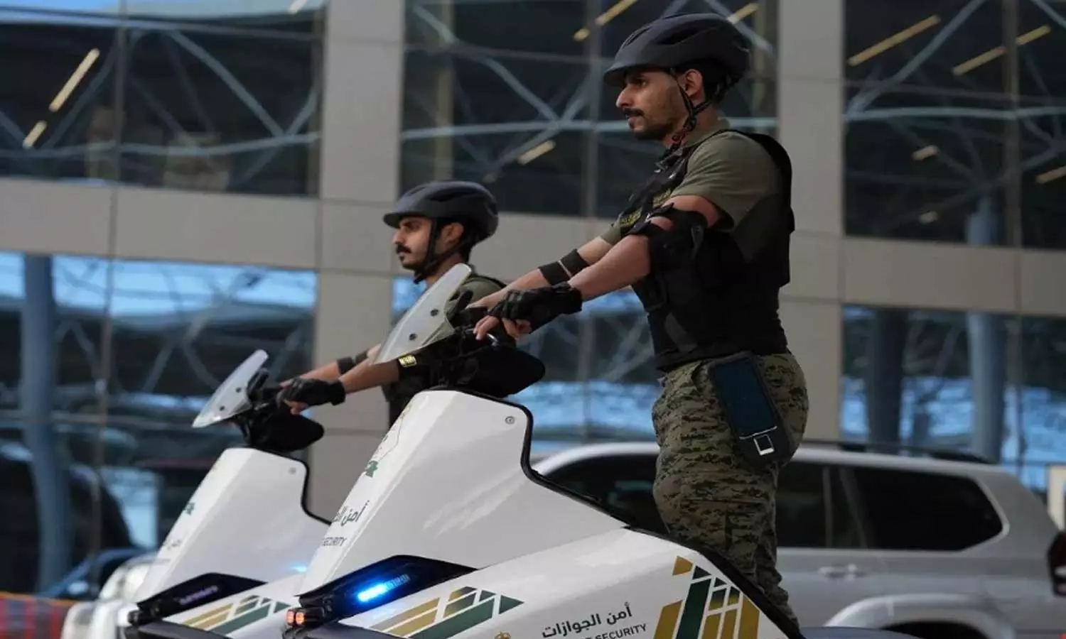 Scooters begin being used at King Fahd Causeway border crossing Scooters begin being used at King Fahd Causeway border crossing