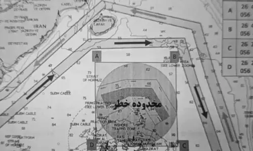 ഹോര്‍മുസിലെ കടല്‍മൈനുകള്‍ ഒഴിവാക്കി കപ്പലുകള്‍ക്ക് സഞ്ചരിക്കാന്‍ റൂട്ട്‌ മാപ്പ് പുറത്തുവിട്ട് ഐആര്‍ജിസി