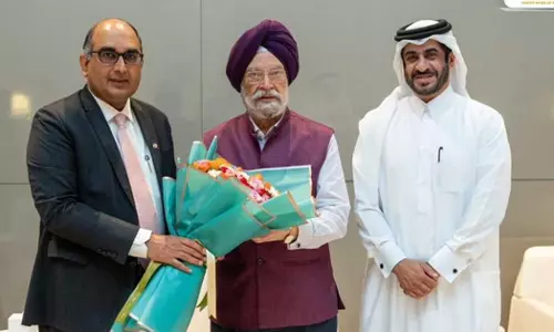 കേന്ദ്ര പെട്രോളിയം മന്ത്രി ഹർദീപ് സിങ് പുരി ഖത്തറിൽ