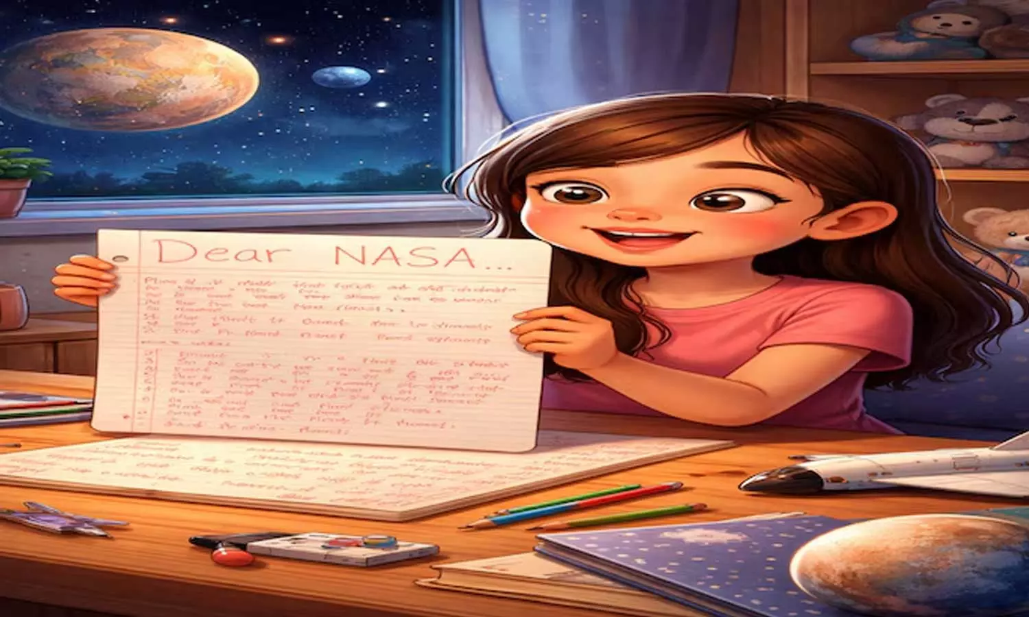 പ്രിയപ്പെട്ട നാസ, അത് ഒരുപാട് ആളുകളെ സന്തോഷിപ്പിക്കും; പ്ലൂട്ടോയെ ഒരു ഗ്രഹമായി പുനഃസ്ഥാപിക്കാൻ കത്തയച്ച് 10 വയസുകാരി, നാസയുടെ വൈറലായ മറുപടി ഇങ്ങനെ പ്രിയപ്പെട്ട നാസ, അത് ഒരുപാട് ആളുകളെ സന്തോഷിപ്പിക്കും; പ്ലൂട്ടോയെ ഒരു ഗ്രഹമായി പുനഃസ്ഥാപിക്കാൻ കത്തയച്ച് 10 വയസുകാരി, നാസയുടെ വൈറലായ മറുപടി ഇങ്ങനെ