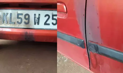 പയ്യന്നൂരിൽ വി.കുഞ്ഞികൃഷ്ണൻ അനുകൂലിയുടെ കാറിന് തീവെക്കാൻ ശ്രമം