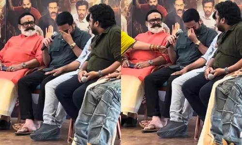 എൻ്റെ അച്ഛൻ ഇവിടെ ഇല്ലാണ്ടായി പോയി; മോഹിനിയാട്ടം പ്രസ് മീറ്റിനിടെ പൊട്ടിക്കരഞ്ഞ് സൈജു കുറുപ്പ്