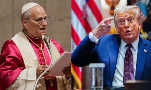 രാഷ്ട്രീയക്കാരനാകാൻ ശ്രമിക്കരുത്, സഭയുടെ കാര്യം നോക്കിയാൽ മതി; മാർപ്പാപ്പക്കെതിരെ ഭീഷണിയുമായി ട്രംപ്