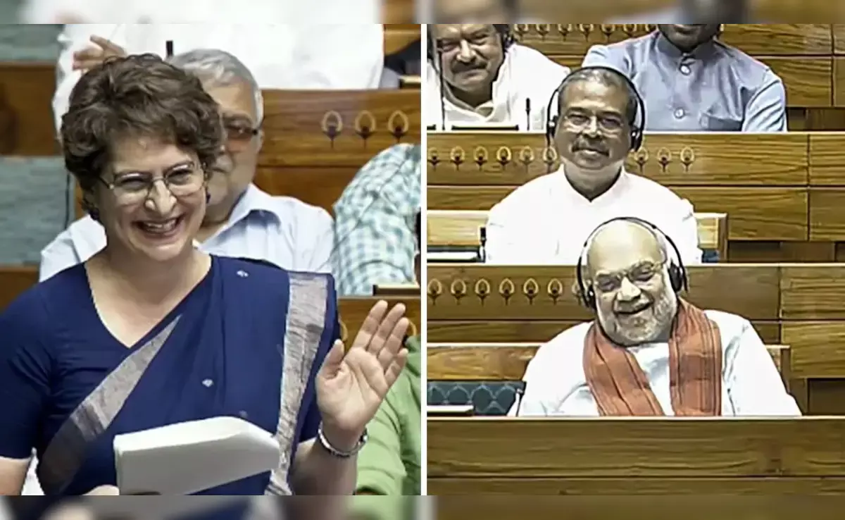 സഭയിൽ സംസാരിക്കേണ്ടത് എങ്ങനെയെന്ന് രാഹുൽ പ്രിയങ്കയിൽ നിന്നും പഠിക്കണം; പ്രിയങ്ക ഗാന്ധിക്ക് അമിത് ഷായുടെ പ്രശംസ