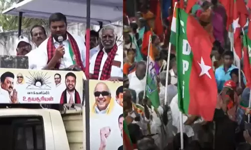 നണ്ണിലത്ത് എസ്‍ഡിപിഐ സ്ഥാനാർഥിക്ക് വേണ്ടി ഒരുമിച്ച് പ്രചാരണം നടത്തി സിപിഎമ്മും കോൺഗ്രസും ലീഗും