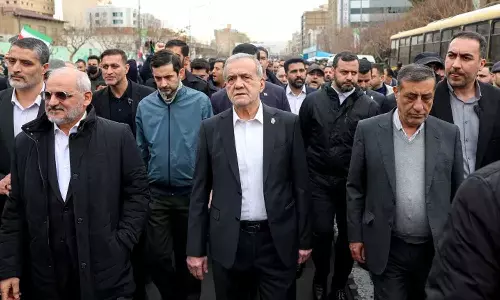 President says Iran is ‘peace-loving’ and only acting in self-defence