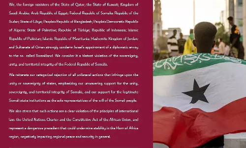 Israeli envoy to Somaliland; Arab countries protest