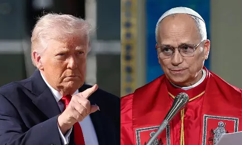 ട്രംപ് എന്ന ‘യേശു’, മാർപ്പാപ്പക്കെതിരെ