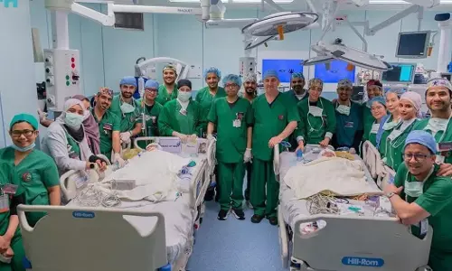 Saudi surgeons complete separation of Filipino conjoined twins in 18.5-hour complex operation