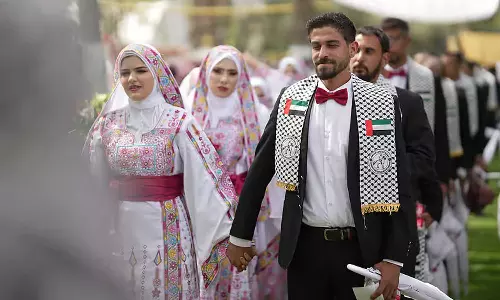 Gaza deserves joy: UAE organises mass wedding for 300 Palestinian couples