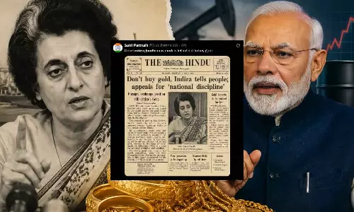 1967ല് ഇന്ദിരയും സ്വർണം വിലക്കിയോ? സംഘ്പരിവാര് പ്രചരിപ്പിക്കുന്ന വാർത്തയുടെ സത്യമെന്ത്? 1967ല് ഇന്ദിരയും സ്വർണം വിലക്കിയോ? സംഘ്പരിവാര് പ്രചരിപ്പിക്കുന്ന വാർത്തയുടെ സത്യമെന്ത്?