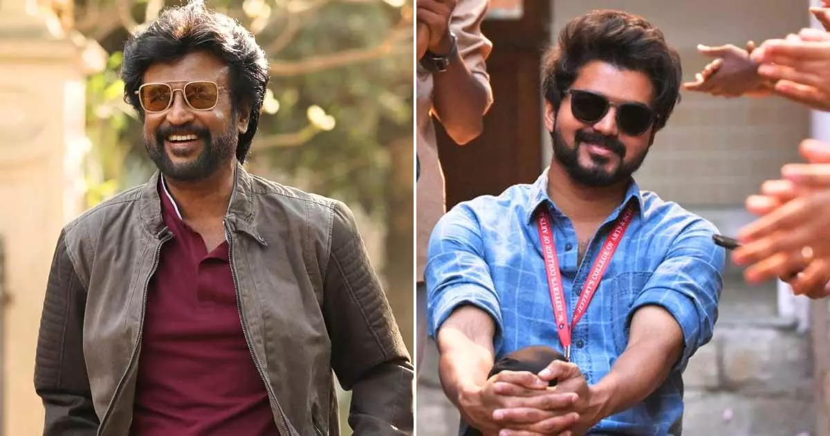 വിജയ് മുഖ്യമന്ത്രിയായല്ലോ? കൈ കൂപ്പി ഒന്നും മിണ്ടാതെ രജനികാന്ത്, വീഡിയോ വിജയ് മുഖ്യമന്ത്രിയായല്ലോ? കൈ കൂപ്പി ഒന്നും മിണ്ടാതെ രജനികാന്ത്, വീഡിയോ