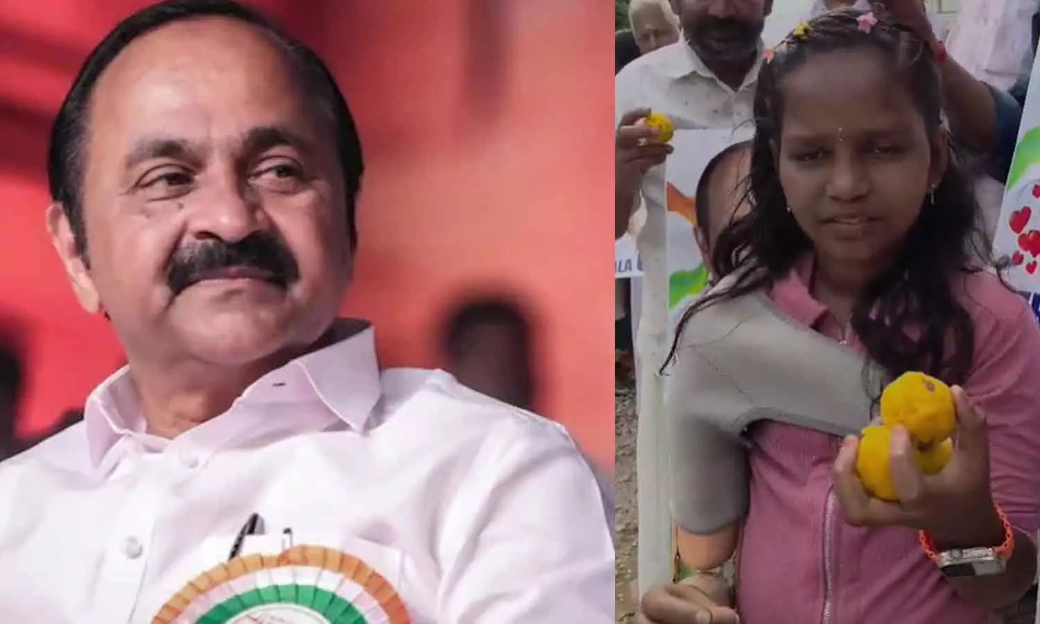 ജീവിതത്തിൽ കൈത്താങ്ങായ വി.ഡി സതീശൻ മുഖ്യമന്ത്രി; മധുര വിതരണവുമായി ചികിത്സാ പിഴവ് മൂലം കൈ നഷ്ട്ടപെട്ട വിനോദിനി ജീവിതത്തിൽ കൈത്താങ്ങായ വി.ഡി സതീശൻ മുഖ്യമന്ത്രി; മധുര വിതരണവുമായി ചികിത്സാ പിഴവ് മൂലം കൈ നഷ്ട്ടപെട്ട വിനോദിനി
