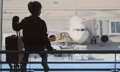 Technical glitch; Malayali association helps six-year-old boy stranded at airport