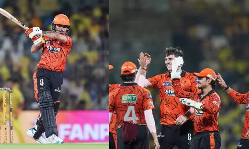 പ്ലേഓഫിലേക്ക് കുതിച്ച് ഹൈദരാബാദ്; ചെന്നൈക്കെതിരെ അഞ്ച് വിക്കറ്റ് ജയം; ഇഷാൻ കിഷന് അർധ സെഞ്ച്വറി