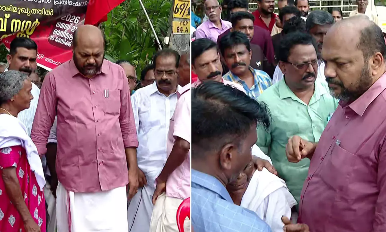 മലയിടംതുരുത്തിൽ കുടിയൊഴിപ്പിക്കൽ ഭീഷണി നേരിടുന്ന കുടുംബങ്ങളെ സന്ദർശിച്ച് പി. രാജീവ് മലയിടംതുരുത്തിൽ കുടിയൊഴിപ്പിക്കൽ ഭീഷണി നേരിടുന്ന കുടുംബങ്ങളെ സന്ദർശിച്ച് പി. രാജീവ്