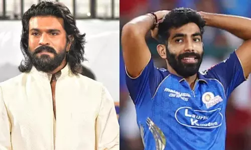 ബുംറയെ ഫുട്ബോളർ എന്ന് വിശേഷിപ്പിച്ച് രാം ചരൺ; സോഷ്യല് മീഡിയ ബഹളത്തിന് പിന്നാലെ ക്ഷമ ചോദിച്ച് താരം ബുംറയെ ഫുട്ബോളർ എന്ന് വിശേഷിപ്പിച്ച് രാം ചരൺ; സോഷ്യല് മീഡിയ ബഹളത്തിന് പിന്നാലെ ക്ഷമ ചോദിച്ച് താരം