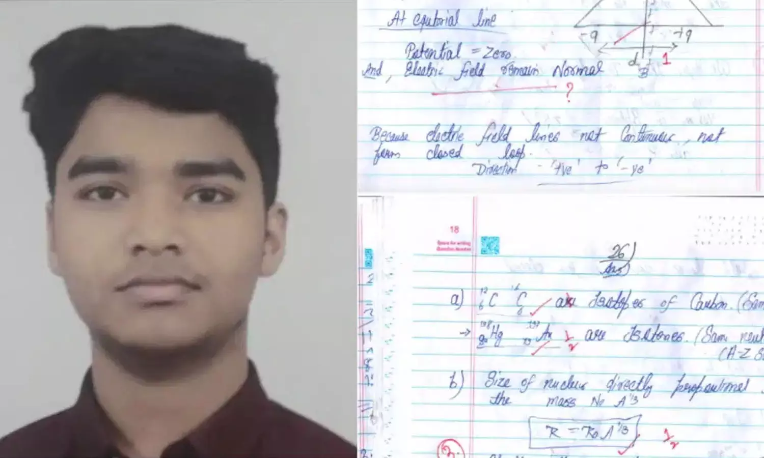 ഉത്തരക്കടലാസിലെ തെറ്റുചൂണ്ടിക്കാട്ടിയ വിദ്യാർഥിയെ പാകിസ്താനി എന്ന് വിളിച്ച് അധിക്ഷേപം; ഒടുവിൽ വീഴ്ച സമ്മതിച്ച് സിബിഎസ്ഇ ഉത്തരക്കടലാസിലെ തെറ്റുചൂണ്ടിക്കാട്ടിയ വിദ്യാർഥിയെ പാകിസ്താനി എന്ന് വിളിച്ച് അധിക്ഷേപം; ഒടുവിൽ വീഴ്ച സമ്മതിച്ച് സിബിഎസ്ഇ
