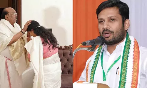 UDFനെ അധികാരത്തിൽ എത്തിക്കുന്നതിൽ വി.ഡിക്കൊപ്പം തന്നെ പ്രാധാന്യം അർഹിക്കുന്നയാള്, അങ്ങനെയൊരു മഹാമാന്ത്രികനെ മന്ത്രി ബിന്ദു കണ്ടതില് തെറ്റൊന്നുമില്ല: പരിഹാസവുമായി യൂത്ത് കോണ്ഗ്രസ് നേതാവ് UDFനെ അധികാരത്തിൽ എത്തിക്കുന്നതിൽ വി.ഡിക്കൊപ്പം തന്നെ പ്രാധാന്യം അർഹിക്കുന്നയാള്, അങ്ങനെയൊരു മഹാമാന്ത്രികനെ മന്ത്രി ബിന്ദു കണ്ടതില് തെറ്റൊന്നുമില്ല: പരിഹാസവുമായി യൂത്ത് കോണ്ഗ്രസ് നേതാവ്