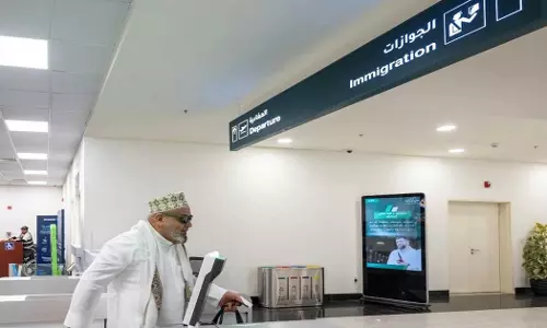 Taif International Airport sends off pilgrims