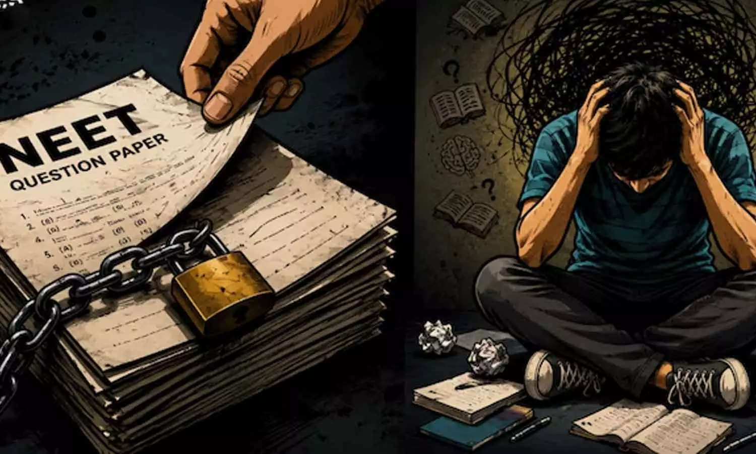 അധ്യാപകർ ലോക്ഡൗണിൽ; നീറ്റ് പുനഃപരീക്ഷ ചോദ്യപേപ്പർ തയ്യാറാക്കുന്നവര് പ്രത്യേക കേന്ദ്രത്തിൽ, മൊബൈൽ ഫോണിനും ഇന്റർനെറ്റിനും നിയന്ത്രണം അധ്യാപകർ ലോക്ഡൗണിൽ; നീറ്റ് പുനഃപരീക്ഷ ചോദ്യപേപ്പർ തയ്യാറാക്കുന്നവര് പ്രത്യേക കേന്ദ്രത്തിൽ, മൊബൈൽ ഫോണിനും ഇന്റർനെറ്റിനും നിയന്ത്രണം