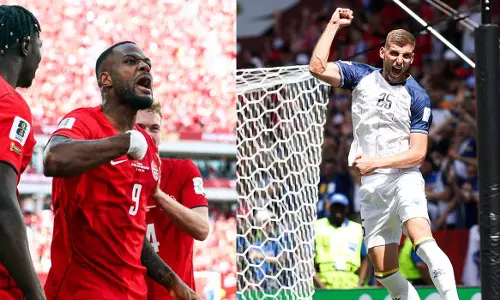 Bosnia shocks Canada in World Cup; first draw, 1-1 Bosnia shocks Canada in World Cup; first draw, 1-1