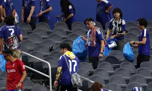 FIFA World Cup: Japanese Fans Win Praise After Incredible Post-Match Gesture FIFA World Cup: Japanese Fans Win Praise After Incredible Post-Match Gesture