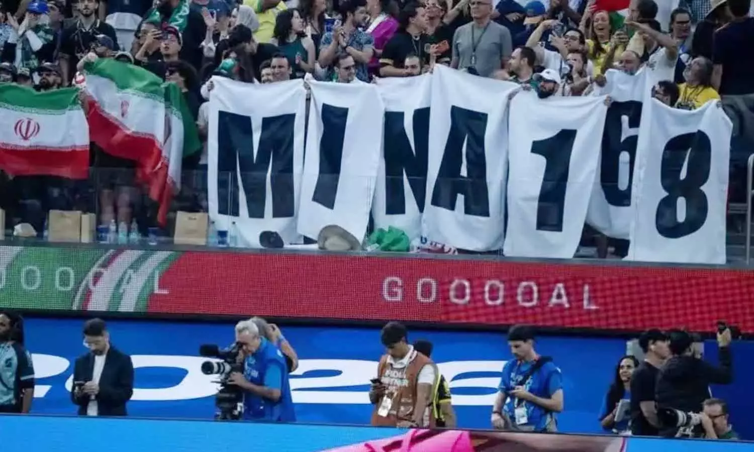 Iran supporters honours victims of Minab strike Iran supporters honours victims of Minab strike